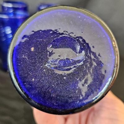 Yellow and Cobalt Blue Kitchen Decor (K-DW)