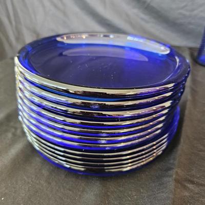 Yellow and Cobalt Blue Kitchen Decor (K-DW)