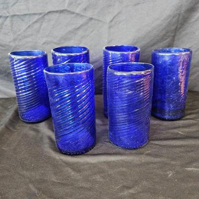 Yellow and Cobalt Blue Kitchen Decor (K-DW)