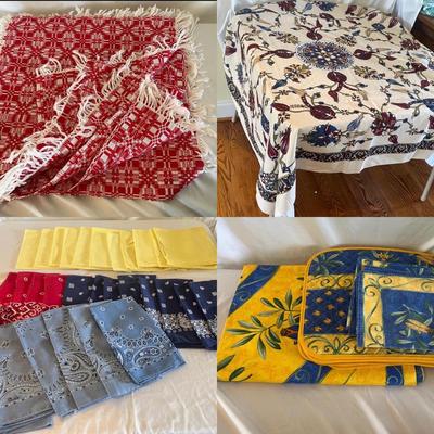 Linens, Runners, Tablecloths & More (E-MG)