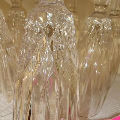 Set of Champagne crystal glasses