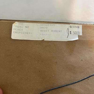 Framed Bird Art & Knowles Collectible Plates (E-MG)