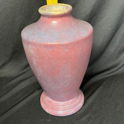 Roseville Matte purple vase