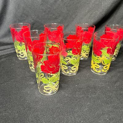 Vintage roses tumblers