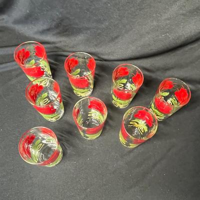 Vintage roses tumblers