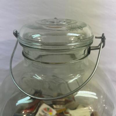 Very Large Ball Jar and Collection of Matchbook Covers (BS-MK)