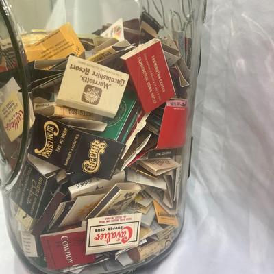Very Large Ball Jar and Collection of Matchbook Covers (BS-MK)