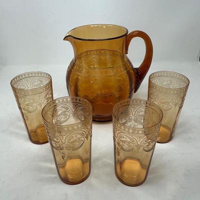 Cambridge Amber Drink set