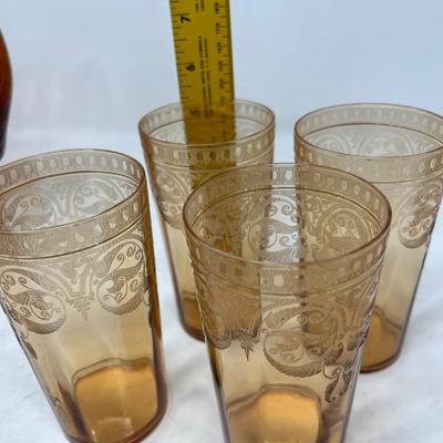 Cambridge Amber Drink set