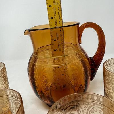 Cambridge Amber Drink set
