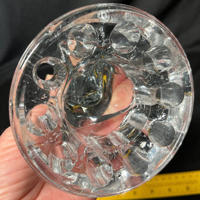Cambridge Glass flower frog