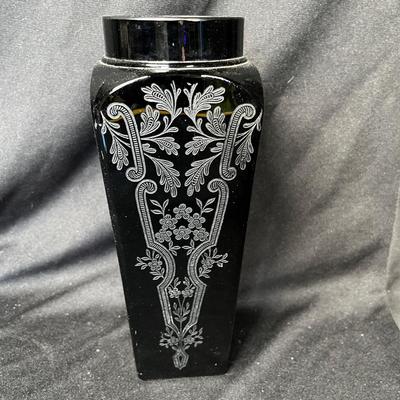 Cambridge Black Square Vase