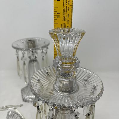 Heisey Ridgleigh Candle lustres