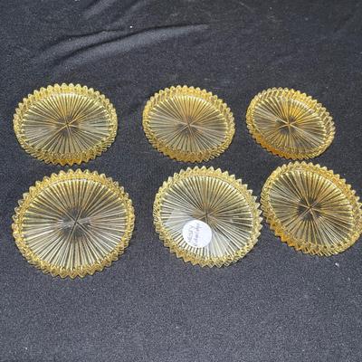 Heisey Ridgeleigh Sahara coasters