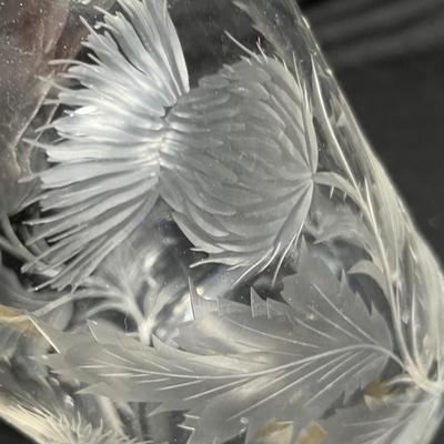Decanter and wine glass