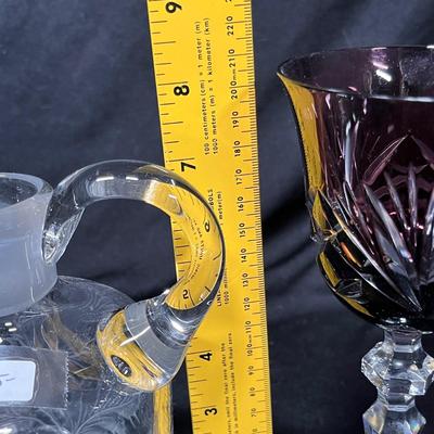 Decanter and wine glass