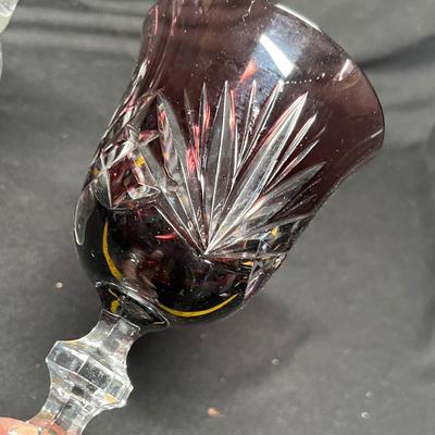 Decanter and wine glass