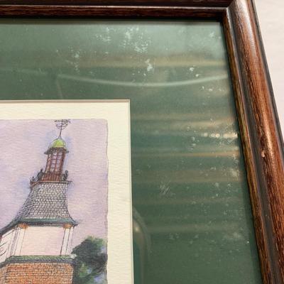 ‘Lake Forest Day’ Signed Watercolor Print by Franklin McMahon (BS-MK)