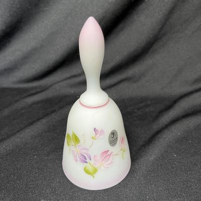 Fenton satin glass bell