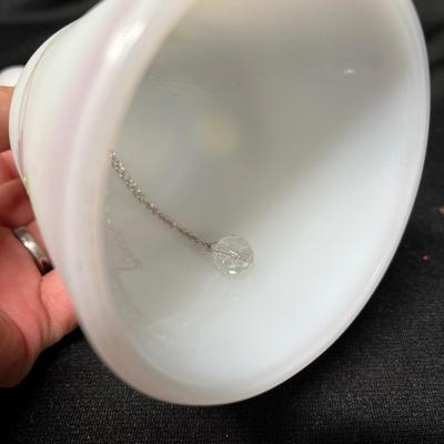 Fenton satin glass bell