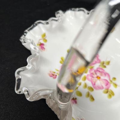 Fenton Apple Blossom basket