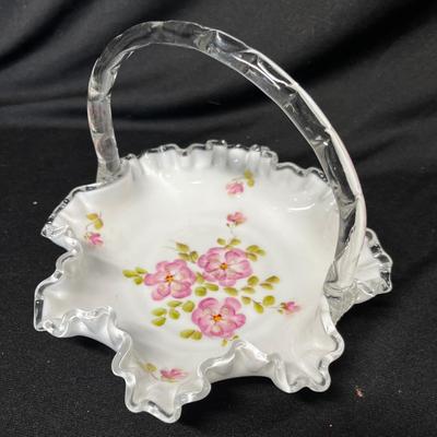 Fenton Apple Blossom basket