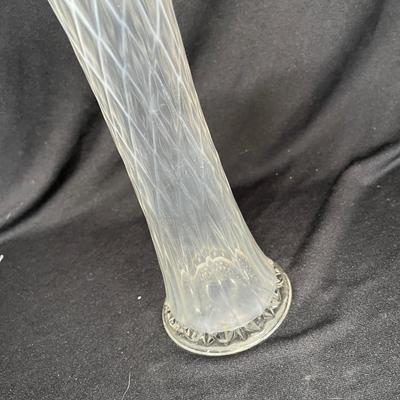 Fish net Opalescent vase