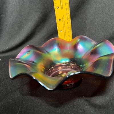 Carnival glass small bowls