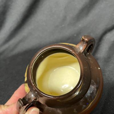 Redwood art pottery vase