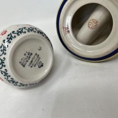 Polish pottery items