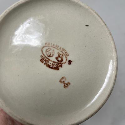 Polish pottery milk pitcher