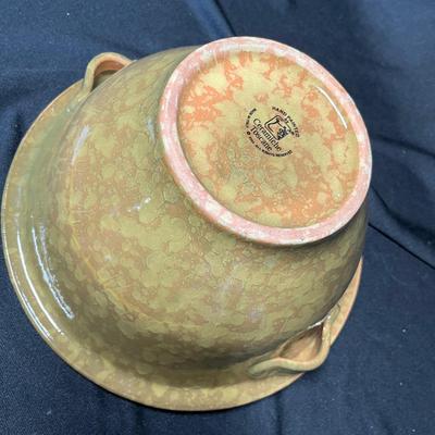 Spatterware bowl