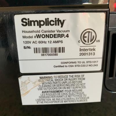 Simplicity Canister Vacuum & Swiffer (G-MG)