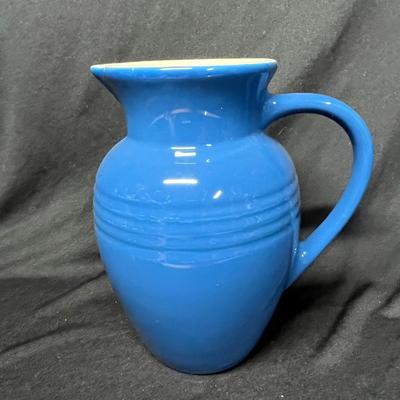 Le Cruset Blue pitcher