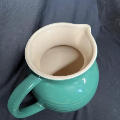 LeCruset Green pitcher