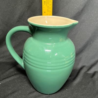 LeCruset Green pitcher