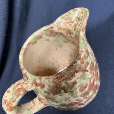Spatterware pitcher