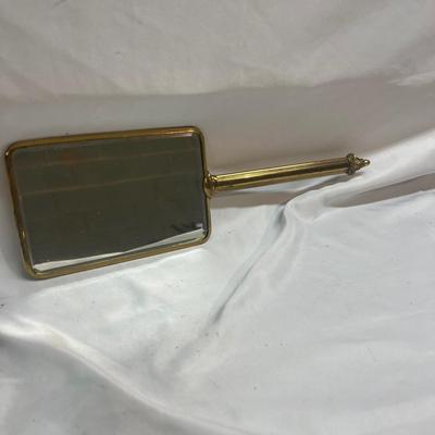 Vintage Glass Perfume Bottles & Hand Mirror (BS-MK)