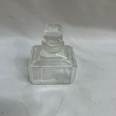 Vintage Glass Perfume Bottles & Hand Mirror (BS-MK)