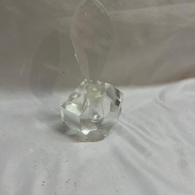 Vintage Glass Perfume Bottles & Hand Mirror (BS-MK)