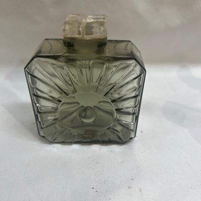 Vintage Glass Perfume Bottles & Hand Mirror (BS-MK)