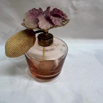 Vintage Glass Perfume Bottles & Hand Mirror (BS-MK)