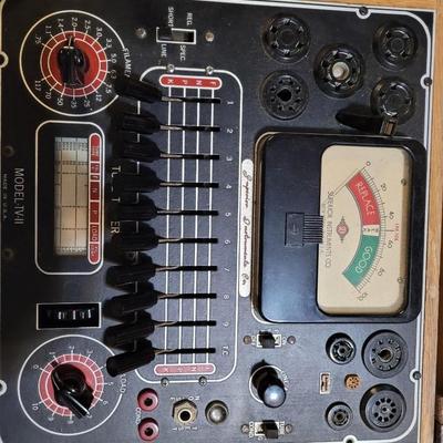 Model TV-11 working tube tester with manual and supplement