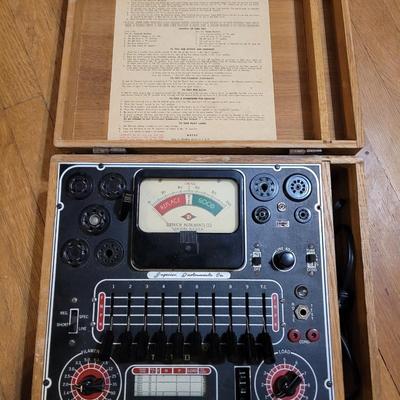 Model TV-11 working tube tester with manual and supplement