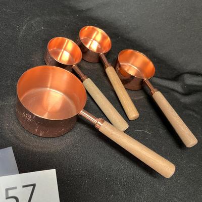 Copper measuring cups