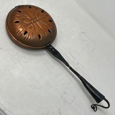 Copper bed warmer
