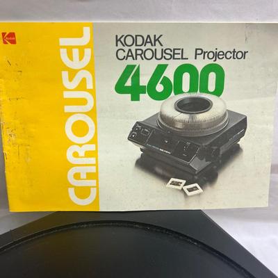 Kodak Carousel Projector 4600 & Da-Lite Screen (BS-MK)