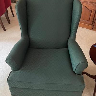Queen Anne Wingback Chairs