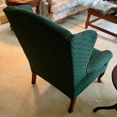 Queen Anne Wingback Chairs