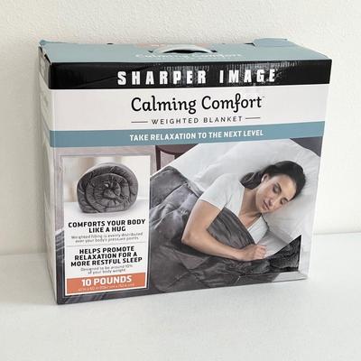 SHARPER IMAGE ~ Calming Comfort ~ 10lb Weighted Blanket